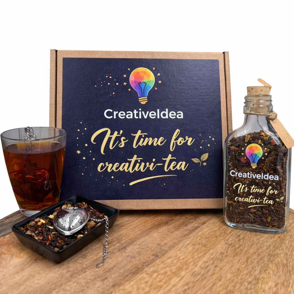 Creatieve theeverpakking in flessenpost – Fictieve case