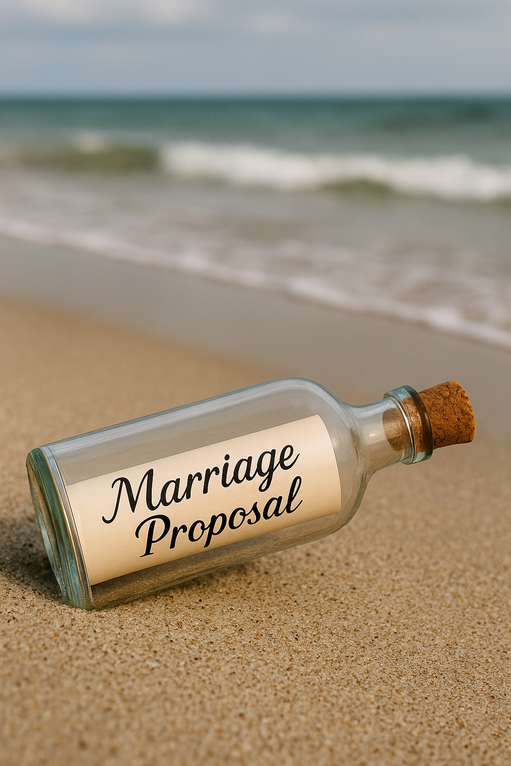 Hoe vraag je iemand ten huwelijk? Met je hart. En met een flesje.