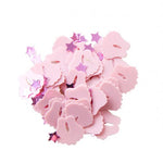 confetti babyvoetjes roze - 15 gram