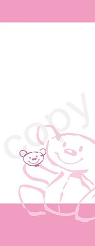 drukwerk beertje roze