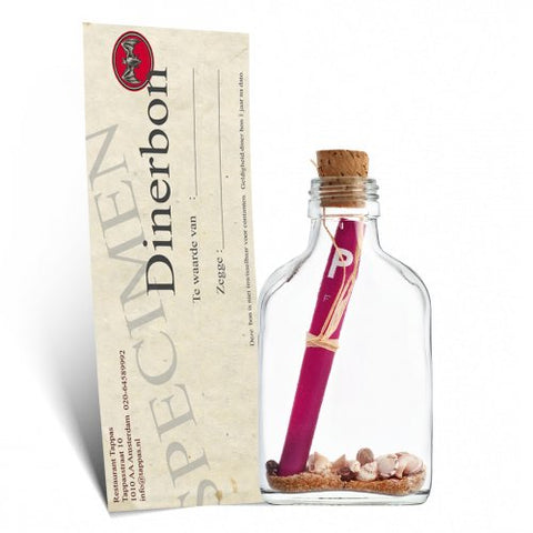 cadeaubon verpakking diner