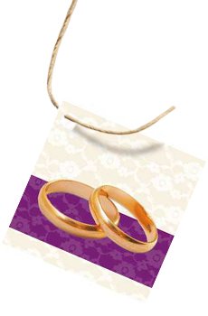 flessenhals kaartje ringen