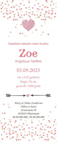 geboortekaartje trendy