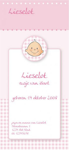 geboortekaartje hoera een meisje
