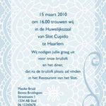 trouwkaart blue love