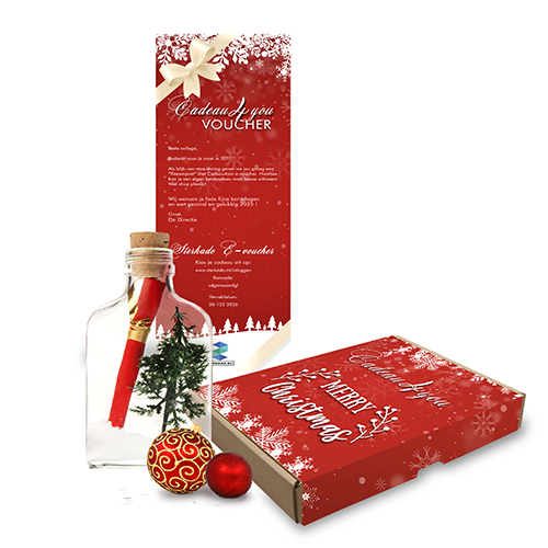 Cadeaubon verpakking - kerst